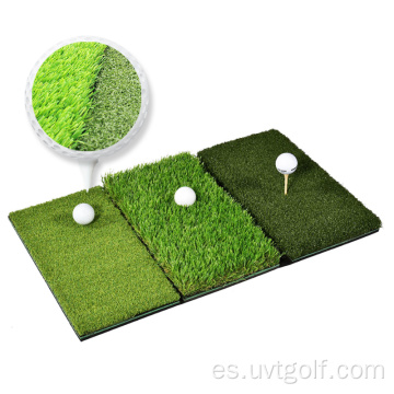 Mini alfombra de entrenamiento de golf plegable 3 en 1 portátil